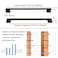 KOOFIZO 1 Pack 845 Inch Oil Rubbed Bronze Kitchen Cabinet Pulls Rubbed Bronze Cabinet Handles Bronze Cabinet Hardware for Kitchen Cabinets Drawer P01 Dresser Cupboard Bedroom Bathroom