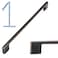 KOOFIZO 1 Pack 845 Inch Oil Rubbed Bronze Kitchen Cabinet Pulls Rubbed Bronze Cabinet Handles Bronze Cabinet Hardware for Kitchen Cabinets Drawer P01 Dresser Cupboard Bedroom Bathroom