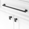 KOOFIZO Matte Black Cabinet Pulls Black Cabinet Handles 1 Pack 10 Inch Matte Black Hardware for Kitchen Cabinets Drawer Dresser P02 Cupboard Bedroom Bathroom