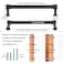 KOOFIZO Pillar Foot Cabinet Pull 10Pack Brushed Nickel Furniture Handle 614 Inch Screw Spacing P25 for Kitchen Cupboard Door Bedroom Dresser Bathroom Hardware