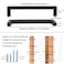 KOOFIZO Solid Square Bar Cabinet Handle Oil Rubbed Bronze Furniture Pull 38 Inch96mm Screwhole Distance 10Pack for Kitchen Cupboard Door Bedroom Dresser Drawer Bathroom Wardrobe Hardware