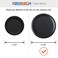 KOVOSCH 14 Pack Closet Door Finger Pull Black 218 Round Sliding Finger Door Pull Easy Snapin Installation