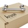 Kruse Hardware 30386 10Pack Milano Door and Drawer Pull 3in CentertoCenter Polished Chrome