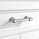 Kruse Hardware 30386 10Pack Milano Door and Drawer Pull 3in CentertoCenter Polished Chrome