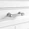 Kruse Hardware 30386 10Pack Milano Door and Drawer Pull 3in CentertoCenter Polished Chrome