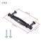 KUMGROT Black Cabinet Pulls with Gold Prints 378 Hole Center to Center Ceramic Drawer Pulls Handles Antique Kitchen Cabinets Dresser Drawers Pull for Bathroom Bedroom Office 2 Pcs
