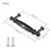 KUMGROT Black Cabinet Pulls with Gold Prints 378 Hole Center to Center Ceramic Drawer Pulls Handles Antique Kitchen Cabinets Dresser Drawers Pull for Bathroom Bedroom Office 2 Pcs