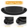 Kyuionty 10 Pack Antique Black Drawer Pull Handle Knobs Metal Cup Pull 35 Hole Centers Vintage Shell Pull Handles for Kitchen Cabinet Dresser Furniture