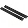 LC LICTOP 1378 Inch Black Finger Pulls 2Pcs 10 Inch Hole Spacing Aluminum Alloy Edge Pulls Furniture Handle Back Mount Concealed Handles for Cabinets Cupboard Drawer Dresser Wardrobe