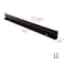 LC LICTOP 1378 Inch Black Finger Pulls 2Pcs 10 Inch Hole Spacing Aluminum Alloy Edge Pulls Furniture Handle Back Mount Concealed Handles for Cabinets Cupboard Drawer Dresser Wardrobe