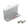 LC LICTOP 197 Inch Silver Finger Pulls for Cabinet 30Pcs 126 Inch Hole Spacing Aluminum Alloy Edge Pulls Furniture Handle Back Mount Concealed Handles for Cupboard Drawer Dresser Wardrobe