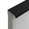 LC LICTOP 315 Inch Black Finger Pulls for Cabinet 2Pcs 252 Inch Hole Spacing Aluminum Alloy Edge Pulls Furniture Handle Back Mount Concealed Handles for Cupboard Drawer Dresser Wardrobe