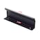 LC LICTOP 472 Inch Black Curved Edge Finger Pulls 10Pcs 378 Inch Hole Spacing Aluminum Alloy Funiture Pull Back Mount Concealed Handles for Cabinets Cupboard Drawer Dresser Wardrobe