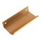 LC LICTOP Curved Edge Pull Handles 315 Inch Edge Finger Tab Handle for Caibnets Drawer Closet Door Wardrobe Cupboard 25 Inch Hole Spacing 10 Pcs Gold Edge Pulls