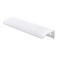 LC LICTOP Curved Edge Pull Handles 59 Inch Edge Finger Tab Handle for Caibnets Drawer Closet Door Wardrobe Cupboard 10 Inch Hole Spacing 10 Pcs White Edge Pulls