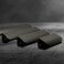LEAPHZOT Edge Finger PullConcealed Kitchen Cabinet HandleTop Mount Flat Cabinet Pulls for Cupboard Door Drawer 6814 4 Matte Black 472120MM Overall Length