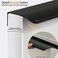 LEAPHZOT Edge Finger PullConcealed Kitchen Cabinet HandleTop Mount Flat Cabinet Pulls for Cupboard Door Drawer 6814 4 Matte Black 472120MM Overall Length