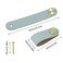 Brosay Leather Drawer Pulls and Knobs Soft Cabinet Handles Modern Cabinets Door Knob for Furniture Cupboards Wardrobe Dresser Decorative Handle with Screw 4 Pcs Light Blue
