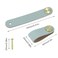 Brosay Leather Drawer Pulls and Knobs Soft Cabinet Handles Modern Cabinets Door Knob for Furniture Cupboards Wardrobe Dresser Decorative Handle with Screw 4 Pcs Light Blue