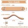 LEREATI 4 Pack Leather Drawer Pulls Blue Cabinet Handles 37 inch Dresser Knobs Cabinet Door Handle Faux Leather Pulls for Dresser Closet Kitchen Cupboard 37in Hole Center Blue