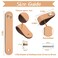 LEREATI 4 Pack Leather Drawer Pulls Orange Cabinet Handles Single Hole Dresser Knobs Cabinet Door Handle Faux Leather Pulls for Dresser Closet Kitchen Cupboard Single Hole Orange