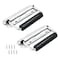LifCratms 2Pcs Spring Loaded Case Handles 304 Stainless Steel Surface Mount Chest Handle with Rubber Grip Heavy Duty Cabinet Pulls Hardware for Toolbox Chest Case 122mm 482