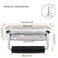 LifCratms 2Pcs Spring Loaded Case Handles 304 Stainless Steel Surface Mount Chest Handle with Rubber Grip Heavy Duty Cabinet Pulls Hardware for Toolbox Chest Case 122mm 482