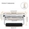 LifCratms 2Pcs Spring Loaded Case Handles 304 Stainless Steel Surface Mount Chest Handle with Rubber Grip Heavy Duty Cabinet Pulls Hardware for Toolbox Chest Case 122mm 482