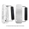 LifCratms 2Pcs Spring Loaded Case Handles 304 Stainless Steel Surface Mount Chest Handle with Rubber Grip Heavy Duty Cabinet Pulls Hardware for Toolbox Chest Case 122mm 482