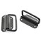 Lind Kitchen 2pcs Metal Pull Handle Boxes Chest Handles Black Stainless Steel Folding Handle Case Trunk Hardware Accessories