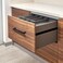 L&amp;lonpa Llonpa 30 Pack 5 Inch Matte Black Cabinet Handles Solid Aluminum Square Drawer Pulls Durable Modern Hardware for Kitchen Bedroom Bathroom Dresser