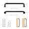 Malimali 5 Pack 5 Inch Matte Black Kitchen Cabinet Handles Black Modern Cabinet Pulls Antique Dresser Drawer Pulls Farmhouse Kitchen Hardware for Cabinets Cupboard Closet