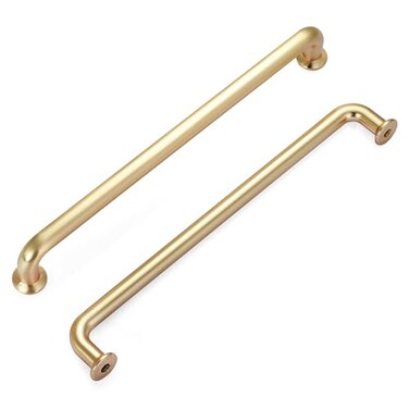 Malimali 5 Pack 712 Inch Brushed Brass Kitchen Cabinet Handles Wardrobes Pulls Gold Antique Dresser Drawer Pulls Farmhouse Kitchen Hardware for Cabinets Cupboard Closet