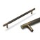 MATOOYA Antique Brass Drawer Handles Solid Brass Cabinet Pulls Knurled Cabinet Pull for Bathroom Bedroom Kitchen 2 200mm787in