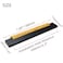 Mcredy Dresser Handles 63 Inch Hole Centers Black Wooden Cabinet Pulls for Cupboard Closet Doors Furniture Knobs 2 Packs