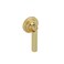 Mcredy Drop Handle Drawer Pulls Teardrop Pendant Drop Pull Brushed Gold Bail Drawer Pull Zinc Alloy Drops Swing Handles with Screws Pack of 8