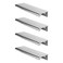 Mcredy Hidden Tab Pull Handles4 PCS 472 Inch Overall Length Brushed Nickel Finger Edge Pulls Concealed Tab Pulls Kitchen Cabinet Drawers Pulls378 Inch Center to Center