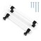 Mengico 20 Pack Acrylic Cabinet Pulls 5 Inch Hole Center Kichen Cabinet Handles Black Matte Lucite Drawer Pulls Morden T Bar Pull Handle