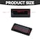 Mewutal 2pcs Concealed Recessed Pull Handles 4 x 2 Inch Zinc Alloy Square Flush Hidden Handle for Sliding Doors Drawers Cupboard Tatami 96mm Hole Distance Matte Black