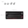 Mewutal 4pcs Flush Pulls 4 2 Inch Concealed Pull Handles 3 34 Hole Distance Recessed Pulls Silver Hidden Handle Rectangular Inset Handle for Sliding Doors Cabinet Cupboard Drawer Black 4 Pack