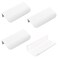 MOROBOR 4 Pack Finger Edge Pull SelfStick Instant Cabinet Drawer Pulls Concealed Drawer Pulls Modern Style Drawer Handle for Cabinet Hardware Drawer Wardrobe 80mmWhite
