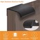 MOROBOR Black Mini Finger Edge Pull 8pcs Concealed Handle Modern Style Drawer Handle Radian Edges Aluminum Alloy Invisible Wardrobe Knobs for Cabinet Hardware Drawer50mm