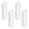 MOROBOR Clear PU SelfAdhesive Pulls 4 Pcs Recessed Finger Pulls Oval Sliding Door Handles Clear Instant Handle for Glass Doors Window Drawer Cabinet