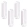 MOROBOR Clear PU SelfAdhesive Pulls 4 Pcs Recessed Finger Pulls Oval Sliding Door Handles Clear Instant Handle for Glass Doors Window Drawer Cabinet