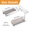 MOROBOR Finger Edge Pull 4pcs Self Adhesive Pulls Modern Style Drawer Handles Aluminum Alloy Invisible Handle Wardrobe Handle for Cabinet Hardware Drawer 80mmBrushed Nickel