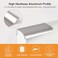 MOROBOR Finger Edge Pull 4pcs Self Adhesive Pulls Modern Style Drawer Handles Aluminum Alloy Invisible Handle Wardrobe Handle for Cabinet Hardware Drawer 80mmBrushed Nickel