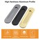 MOROBOR SelfStick Oval Sliding Door Pulls 2pcs Matte Black Aluminum Alloy Flush Pull PunchFree Handle for Sliding Barn Door Windows Cabinets