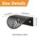 MOROBOR Solid Copper Finger Edge Pull 2PCS Leaf Shaped Cabinet Handles Decorative Furniture Handles with Mounting Screws for Cupboard Cabinet Wardrobe Drawer Black