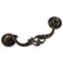 MuDuJia 4Pack 312 Inch Centers Vintage Style Antique Bronze Bail Drawer Pull Drop Swing Handles Cabinet Knob Kitchen Hardware 35 89 mm Centers 4
