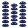 MY MIRONEY 20Pack Blue Drawer Cup Pulls Hardware Kitchen Cabinet Handles Antique Wardrobe Pulls Handles with Screws 252 Hole Centers